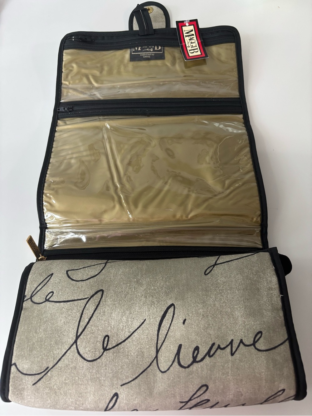 Gray Script Travel Organizer - Picture 4 of 5